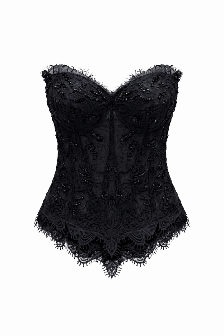 Embroidered Lace Corset