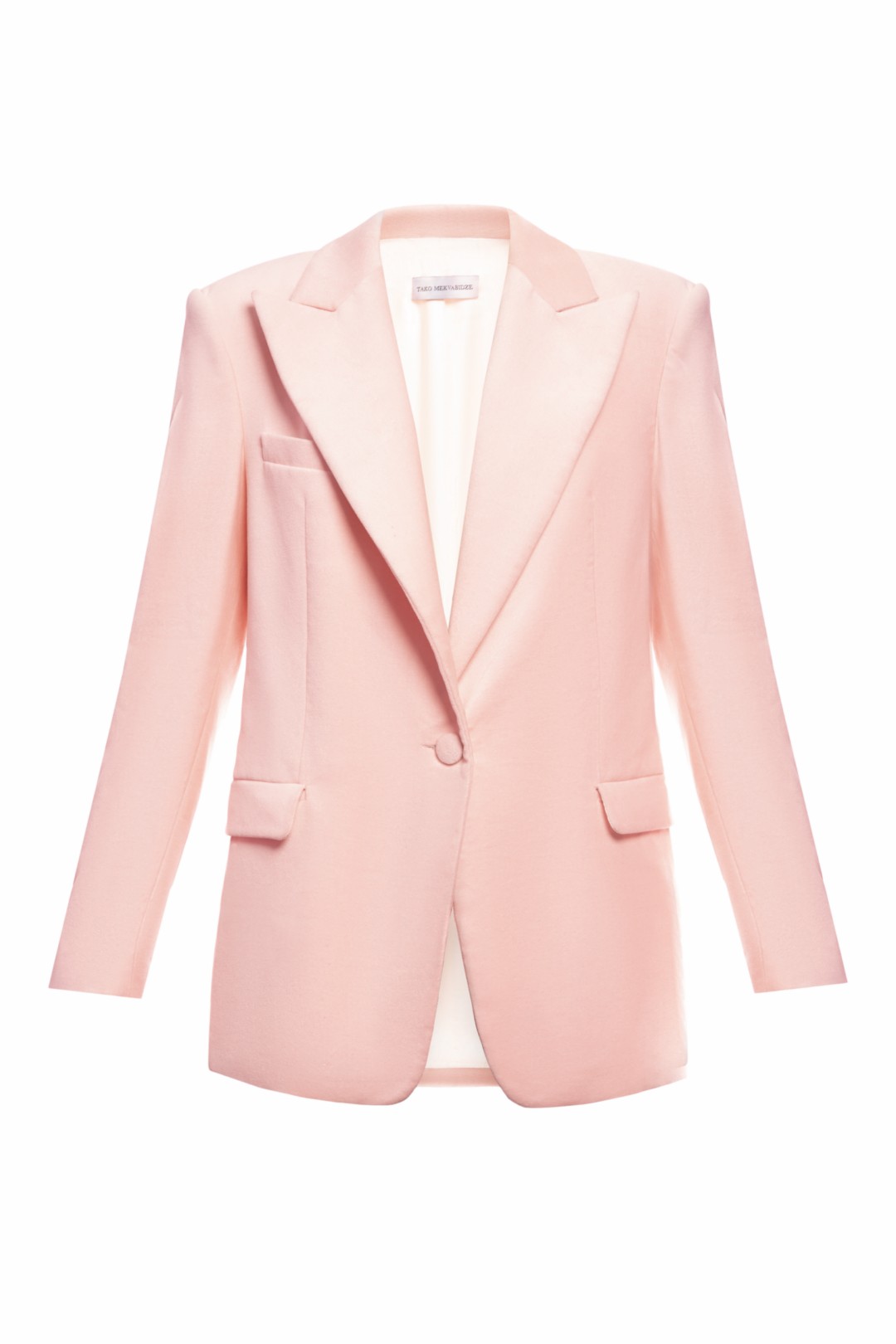 Baby pink jacket and trousers